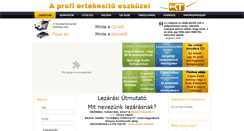 Desktop Screenshot of lezarasiutmutato.otgroup.eu